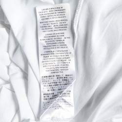 Stella McCartney White Cotton Star Embroidered Crew Neck T-Shirt M