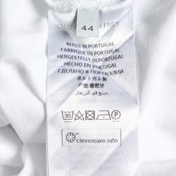 Stella McCartney White Cotton Star Embroidered Crew Neck T-Shirt M