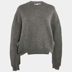 Stella McCartney Grey Wool Loose Fit Sweater M