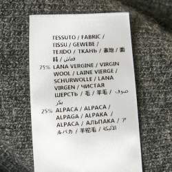 Stella McCartney Grey Wool Loose Fit Sweater M