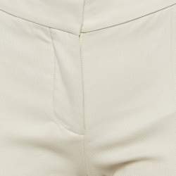 Stella McCartney Beige Textured Wool Formal Pants XS