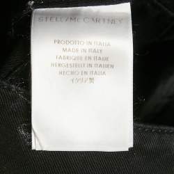 Stella McCartney Black/Blue Denim and Velvet Jeans M Waist 28"
