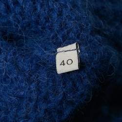 Stella McCartney Blue Knit Tassel Detail Sweater S