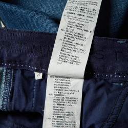 مملوكة مسبقًا Stella McCartney Blue Denim Logo Tape Detail Jeans S/Waist 31"