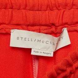 Stella McCartney Orange Crepe Drawstring Trousers XS