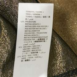 Stella McCartney Metallized Lurex Knit Loose Fit Pullover S