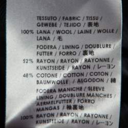 Pre Owned Stella McCartney Dark Gray Wool Single Breasted Blazer M