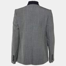Pre Owned Stella McCartney Dark Gray Wool Single Breasted Blazer M