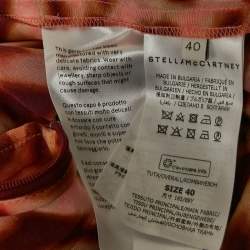 Stella McCartney Brown Leopard Print Silk Tie-Up Jumpsuit S