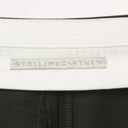 مملوكة مسبقًا Stella McCartney Black Gabardine Wide Leg Trousers S