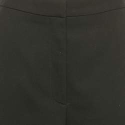 مملوكة مسبقًا Stella McCartney Black Gabardine Wide Leg Trousers S