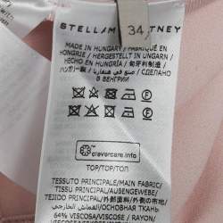 Stella McCartney Light Pink Crepe Top and Pants Set XXS