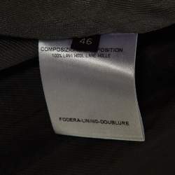 Stella McCartney Grey Wool Button Front Blazer M
