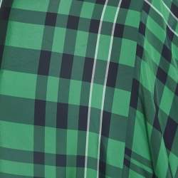 Stella McCartney Green Plaid Harem Pants M