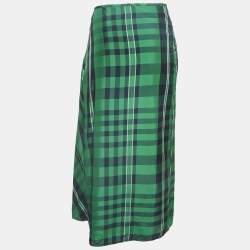 Stella McCartney Green Plaid Harem Pants M