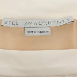 Stella McCartney Light Blush Pink Silk Broderie Anglaise Long Skirt M