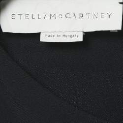 Stella McCartney Black Crepe Long Sleeve Jumpsuit M