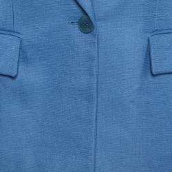 Stella McCartney Blue Wool Tailored Jacket S