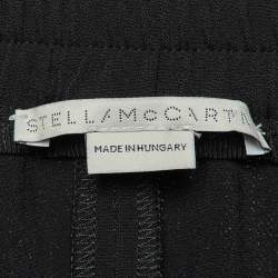Stella McCartney Black Crepe Jogger Pants XS