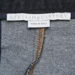 Stella McCartney Navy Blue Denim Wide Leg Jeans S Waist 28"