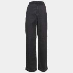 Stella McCartney Navy Blue Denim Wide Leg Jeans S Waist 28"