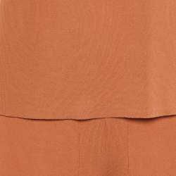 Stella McCartney Brick Brown Jersey Top & Culottes Set XS