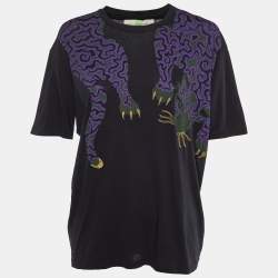 Stella McCartney Midnight Blue Printed Crew Neck T-Shirt M