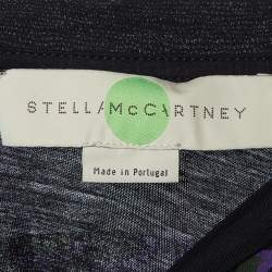 Stella McCartney Midnight Blue Printed Crew Neck T-Shirt M