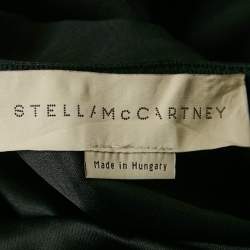 Stella McCartney Black Sateen Ruffled Blouse and Pants Set XS/M