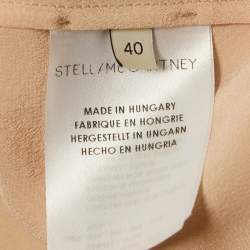 Stella McCartney Pink Silk Long Sleeve Shirt S
