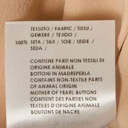 Stella McCartney Pink Silk Long Sleeve Shirt S