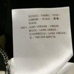 Stella McCartney Black/White Polka Dot Jacquard Knit Wool Sweater XS