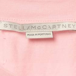 Stella McCartney Pink Printed Cotton Day Tripper Oversized T-Shirt M