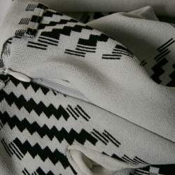 Pre Owned Stella McCartney White Plaid Knit Trousers M