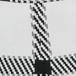 Pre Owned Stella McCartney White Plaid Knit Trousers M