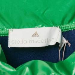 Stella McCartney x Adidas Green Nylon Knit Turtle Neck Sweatshirt M