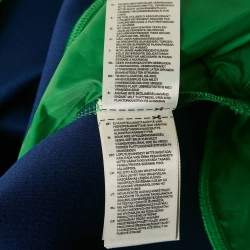 Stella McCartney x Adidas Green Nylon Knit Turtle Neck Sweatshirt M
