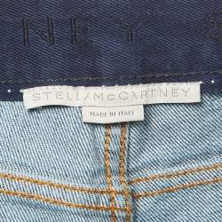 Pre Owned Stella McCartney Blue Logo Tape Denim Jeans M Waist 29"
