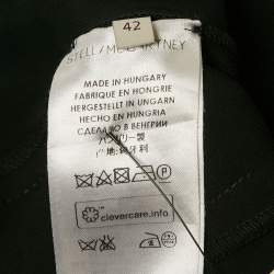 Pre Owned Stella McCartney Black Crepe Buckle Detail Sleeveless Top M