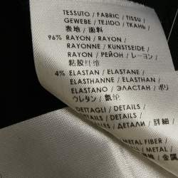 Pre Owned Stella McCartney Black Crepe Buckle Detail Sleeveless Top M