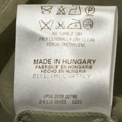 Pre Owned Stella McCartney Grey Broderie Anglaise Cotton Blouse S