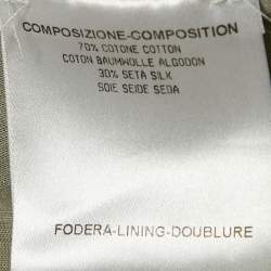 Pre Owned Stella McCartney Grey Broderie Anglaise Cotton Blouse S