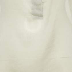 Pre Owned Stella McCartney Grey Broderie Anglaise Cotton Blouse S