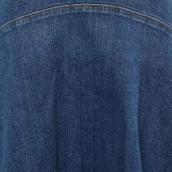 Stella McCartney Blue Denim A-Line Mini Skirt S