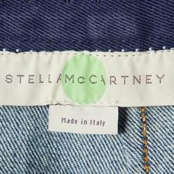 Stella McCartney Blue Denim A-Line Mini Skirt S