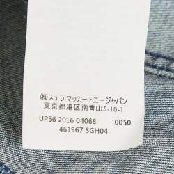 Pre Owned Stella McCartney Blue Denim Scoop Neck Mini Dress M