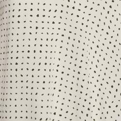 Pre Owned Stella McCartney White Printed Silk & Knit Layered Top S