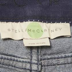 Pre Owned Stella McCartney Blue Washed Denim Star Detail Jeans S