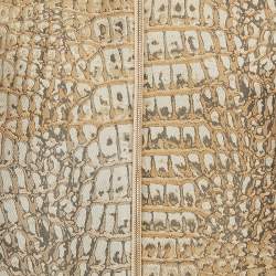 Pre Owned Stella McCartney Beige Jacquard and Cotton Zip-Up Jacket S