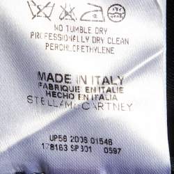 Pre Owned Stella McCartney Black Silk Blend Single Breasted Blazer S